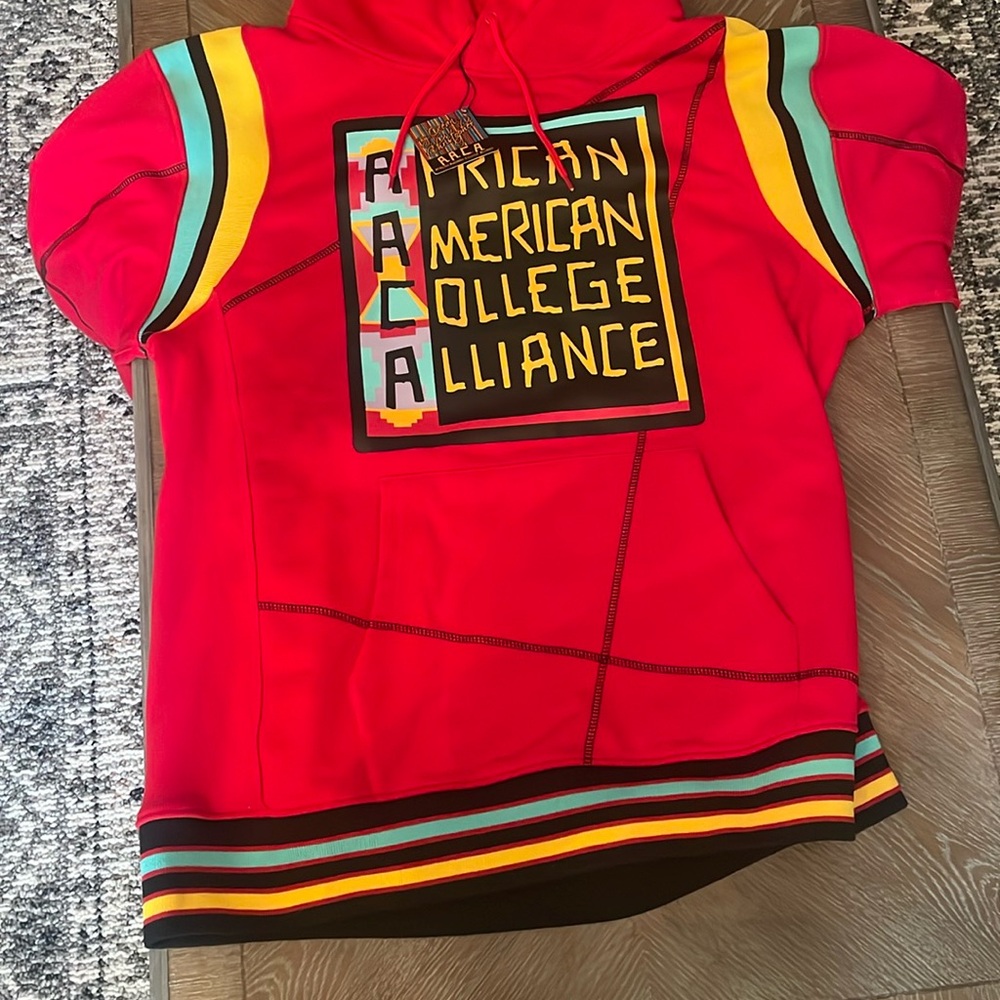 30TH ANNIVERSARY AACA "FRANKENSTEIN" STITCHED HOODIE RED/BLACK